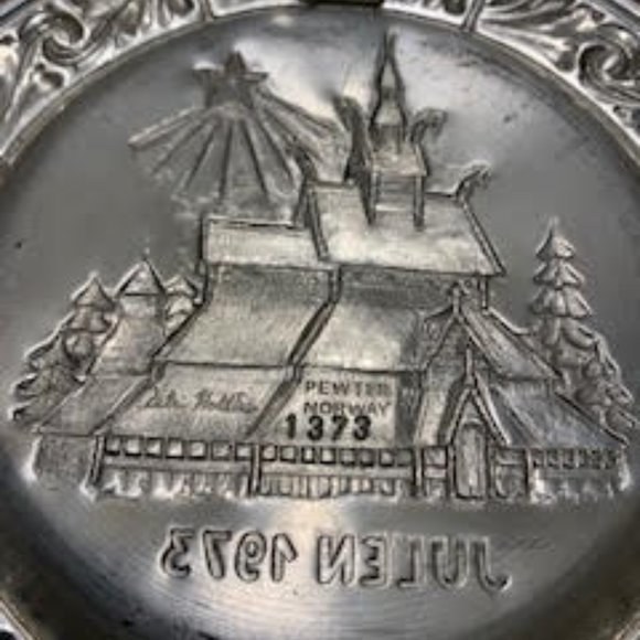 Norway Pewter plates , by Astri Holthe - Picture 8 of 10